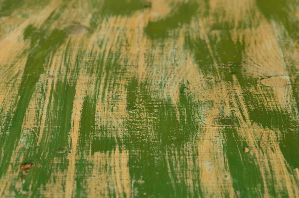 Cor verde Abraded em madeira — Fotografia de Stock