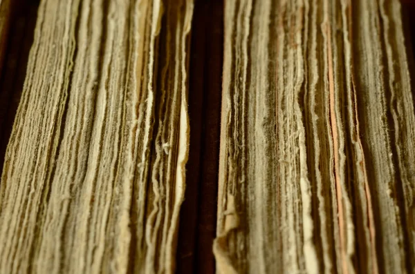Texture of pages, two old books, vintage background. — Stock Photo, Image