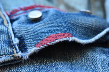 Denim doku dikiş ile