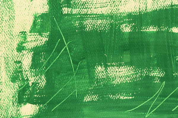Fondo verde multicapa pintado a mano con arañazos — Foto de Stock