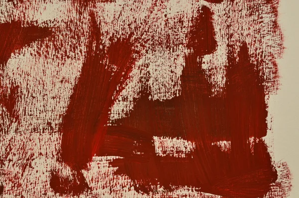 Fondo pintado a mano multicapa de color rojo oscuro — Foto de Stock