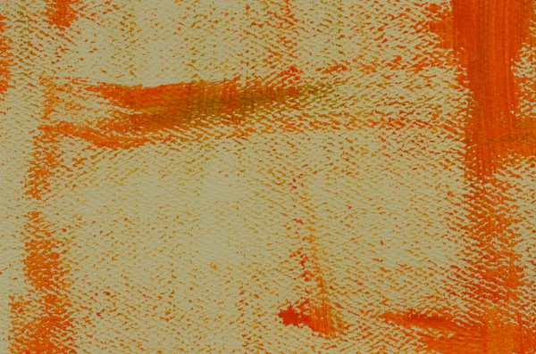 Handgeschilderde multi-gelaagde oranje achtergrond met krassen — Stockfoto