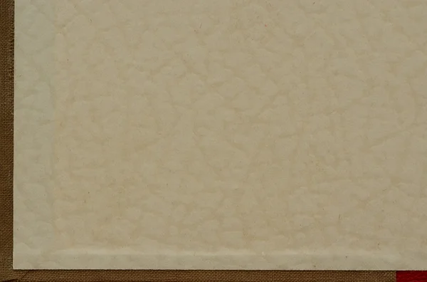 Развернутая винтажная книга. Тиснутая текстура на белой бумаге. Винтажный и ретро мотив — стоковое фото