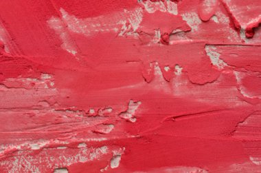 Soyulmuş etkisi ile kabarık kaba kırmızı doku