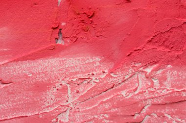 Soyulmuş etkisi ile kabarık kaba kırmızı doku