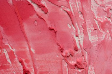 Soyulmuş etkisi ile kabarık kaba kırmızı doku