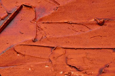 Soyulmuş etkisi ile kabarık kaba kahverengi doku