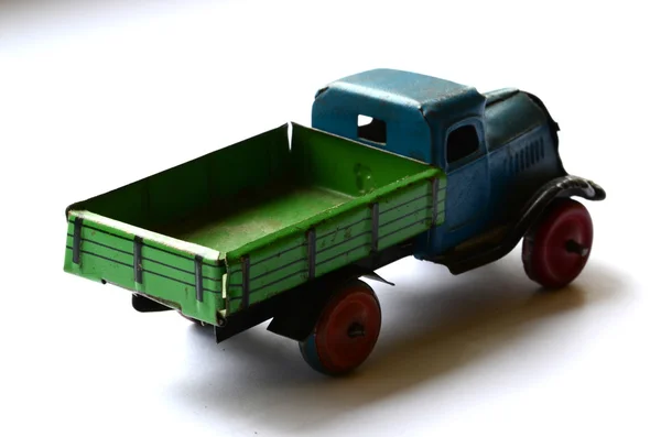 Isolated truck (lorry) toy on white background — Stock Photo, Image