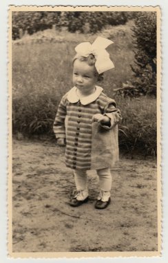 A small girl, circa 1942.