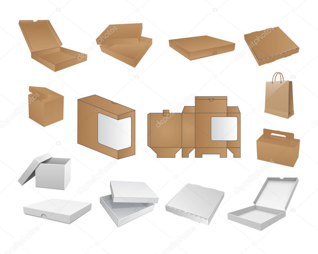 Box Package Delivery design packaging