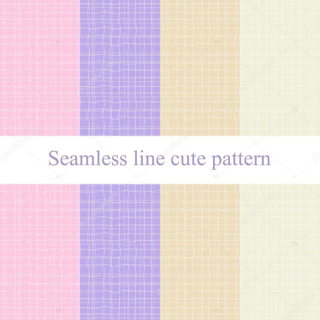 Seamless line pattern for backgrounds