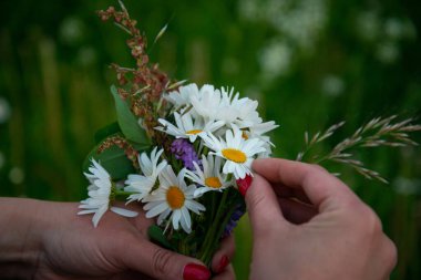 Şenlikli bir çiçek çelengi yapmak, çiçek çemberi, güneşli bir öğleden sonra festival çiçeklerinden bir taç yapmak. Yaz ortası gece festivali ya da bekarlığa veda partisi için hazırlanıyorum. Çiçek Taç Nasıl Yapılır