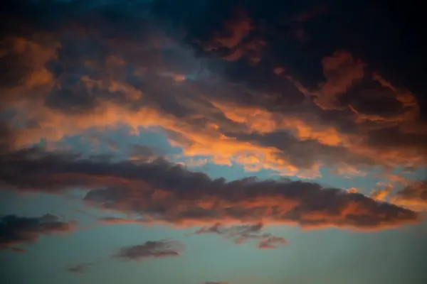 Luftaufnahme Des Himmels Hintergrund Mit Wolken — Stockfoto