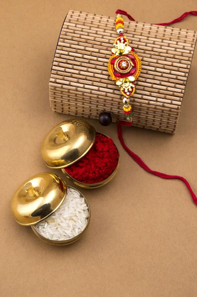 Festivalul indian: Raksha Bandhan, Rakhi . — Fotografie, imagine de stoc