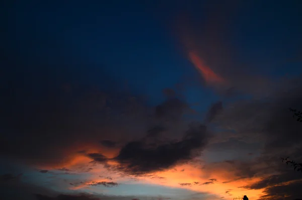 Céu bonito com nuvens — Fotografia de Stock