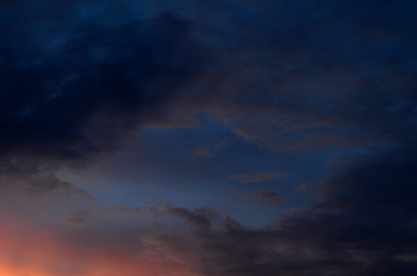 Beautiful sky with clouds