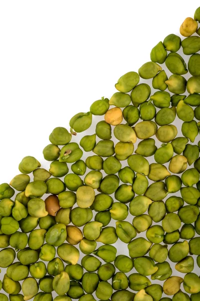 Garbanzo Verde Fresco Cicer Arietinum Sobre Fondo Blanco Garbanzos Variedad — Foto de Stock