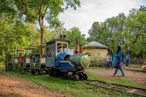 Chikhaldara Maharashtra India Luglio 2017 Turista Non Identificato Godere Mini — Foto Stock