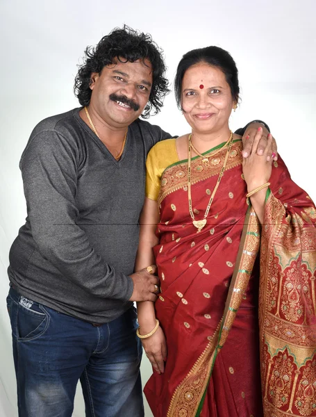 Portrait of Indian Couple — Stock Photo, Image