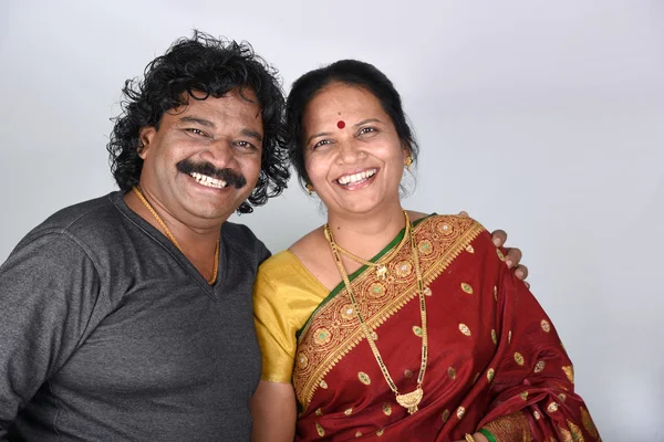 Portrait of Indian Couple — Stock Photo, Image