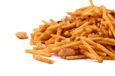 Indian aperatifler. Geleneksel Hint derin kızarmış falahari chivda - chivda veya karışımı