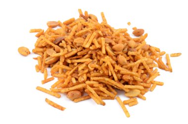 Indian aperatifler. Geleneksel Hint derin kızarmış falahari chivda - chivda veya karışımı