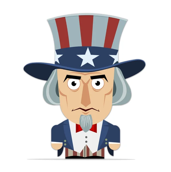 Uncle Sam as the personification of the USA — Stock Photo, Image