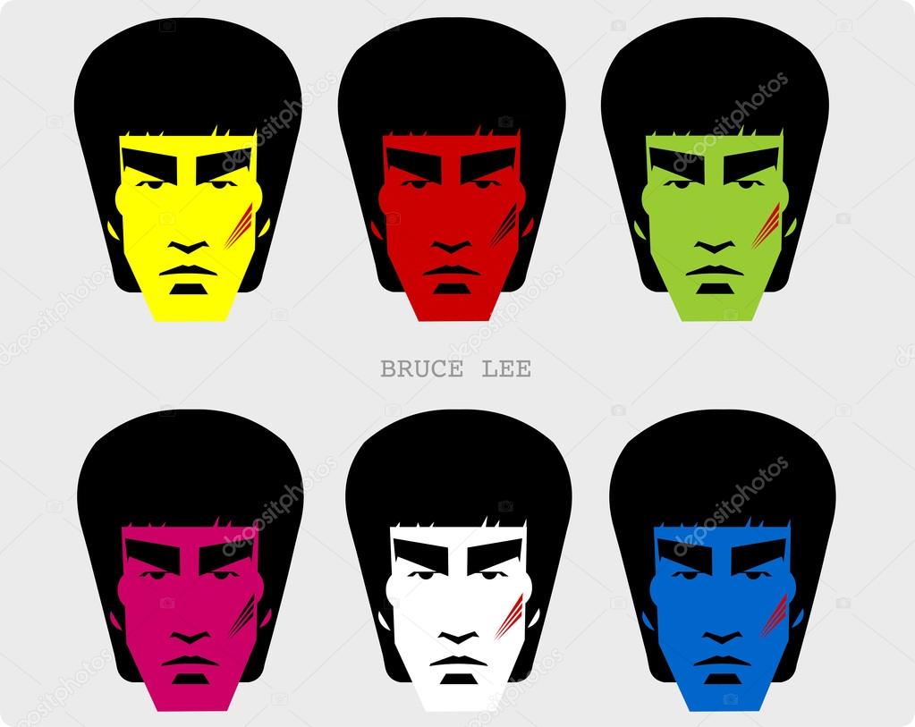 Bruce Lee Stock Vector Image By C Konbir