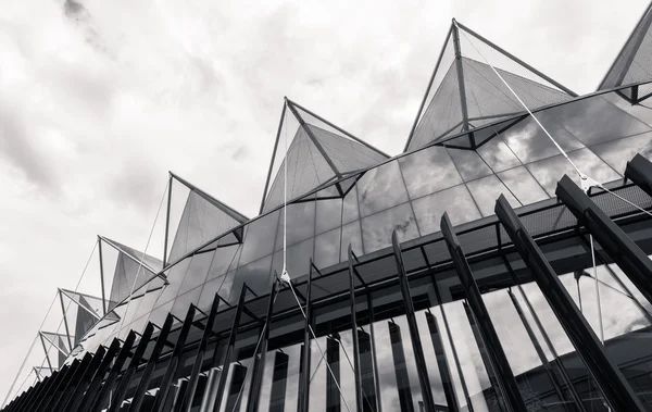 Detalhe da construção da Universidade de Tomas Bata em Zlin (TBU ) — Fotografia de Stock