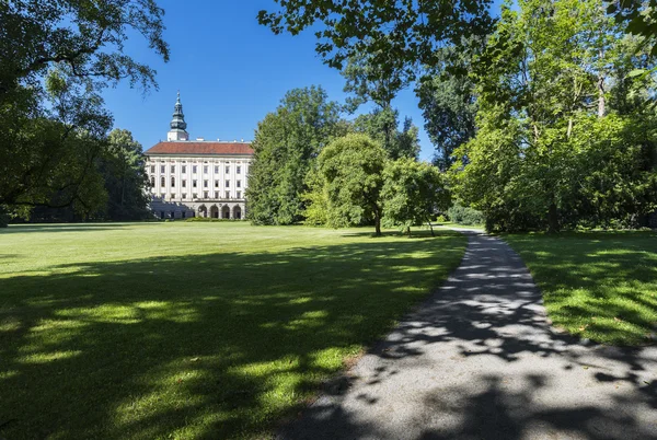 Zámecká zahrada (Unesco) v Kroměříži — Stock fotografie