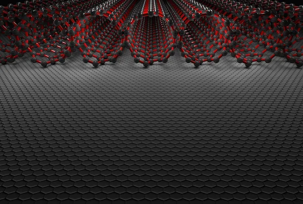 Renderowania 3D nanorurek — Zdjęcie stockowe