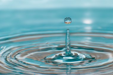 Su damlası ayrıntılı