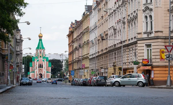 Orthodoxe kerk gewijd aan Sint Gorazd in Olomouc, Moravië, Tsjechië — Stockfoto