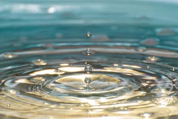 Waterdruppel in Detail — Stockfoto