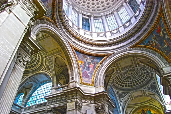 Interior del Panteón, París — Foto de Stock