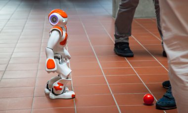 Prag çek Teknik Üniversitesi öğrencileri tarafından oluşturulan elektronik Robot