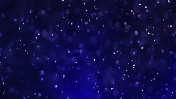 Sıvı hareket parlak parçacıklar — Stok video