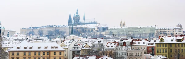 Pražský hrad v zimě — Stock fotografie