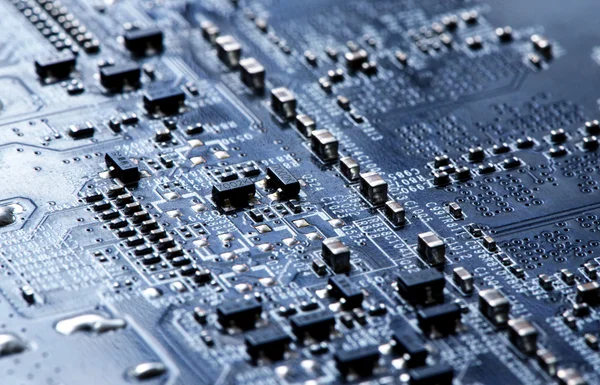 PCB devre Closeup arka plan