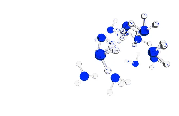 Isolated Ammonia Molecules — Stock Photo, Image