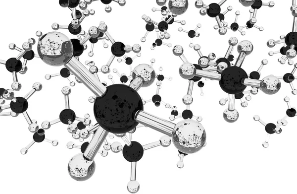 Methan Sfondo molecolare — Foto Stock