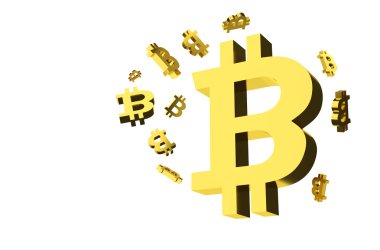 Bitcoin işaretleri arka plan
