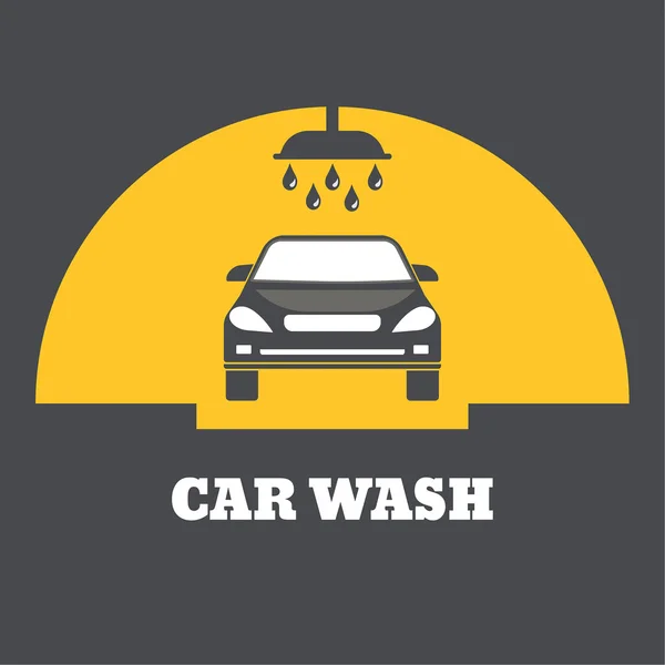 Distintivo lavello auto — Vettoriale Stock