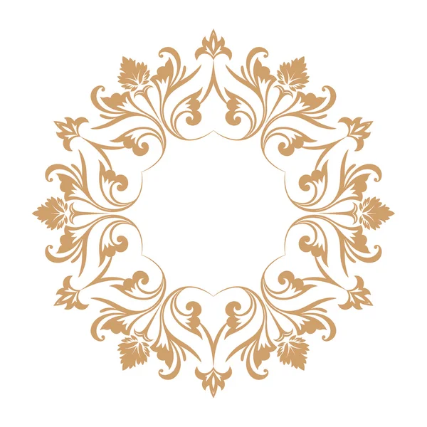 Modèle baroque circulaire — Image vectorielle