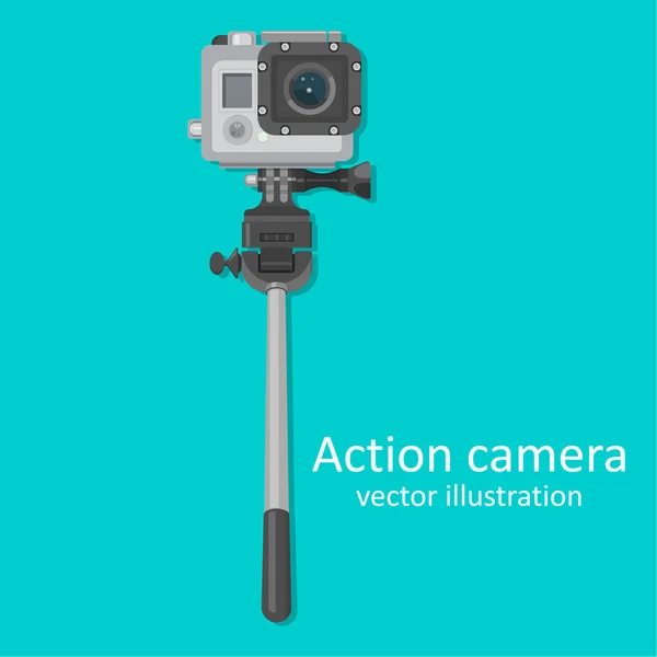Aksiyon kamerasının gerçekçi simgesi — Stok Vektör