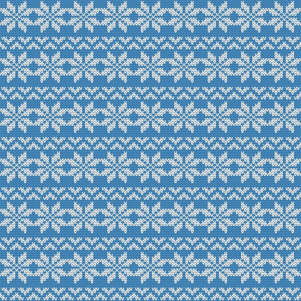 Motif sans couture tricoté répété — Image vectorielle