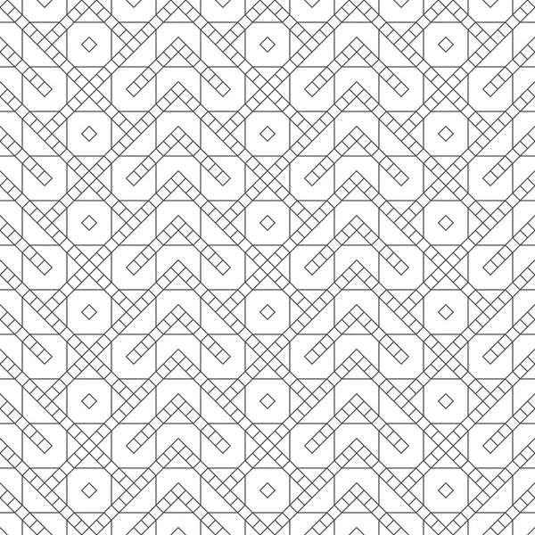 Naadloos Patroon Moderne Stijlvolle Textuur Regelmatig Herhalende Zigzagvormen Met Omtrek — Stockvector