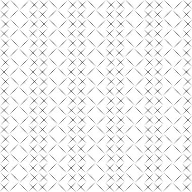 Kusursuz desen. İnce çizgileri olan modern geometrik doku. Düzenli olarak doğrusal eşkenar dörtgen şekillerini tekrarlıyor. Grafiksel tasarımın vektör ögesi