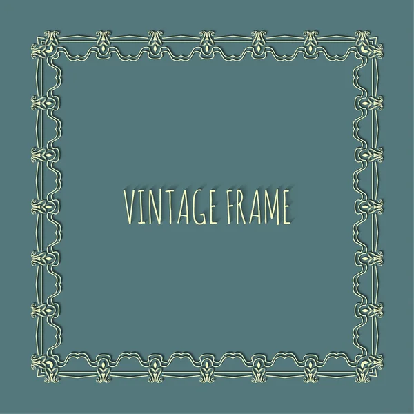 Vintage frame — Stock Vector