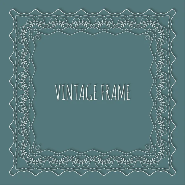 Vintage frame — Stock Vector